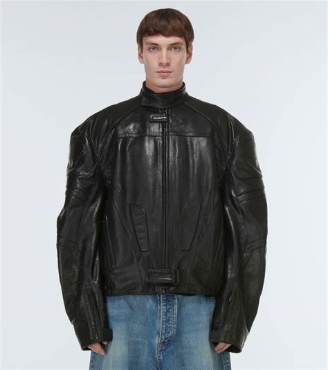 balenciaga quilted leather jacket replica|balenciaga leather biker jacket.